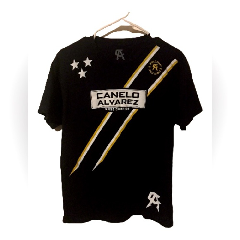 Medium Canelo Alvarez Boxing Black Tshirt